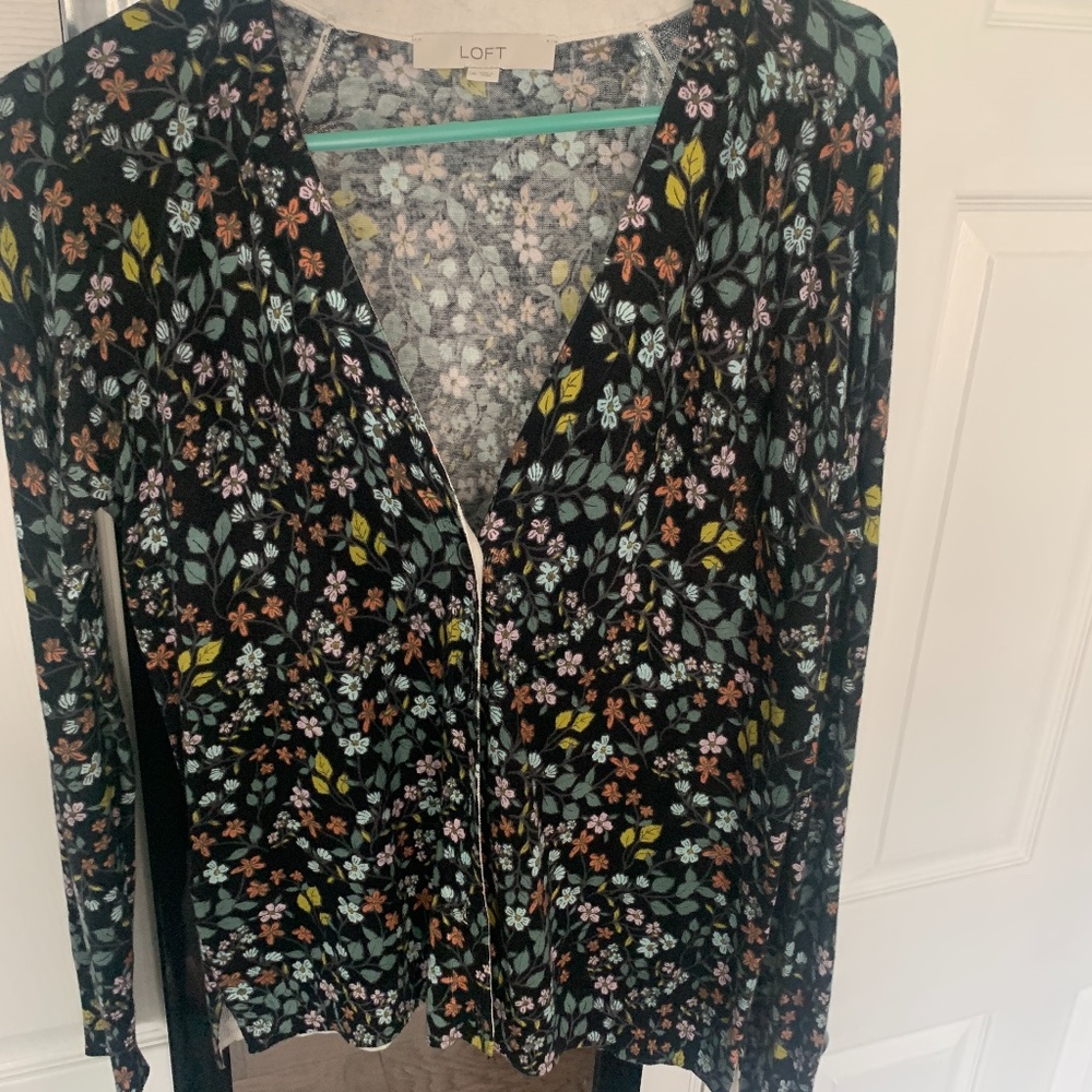 Loft Floral Cardigan